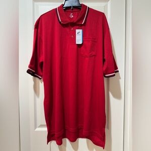 Umpire Red Polo Shirt. Size XXL. NWT